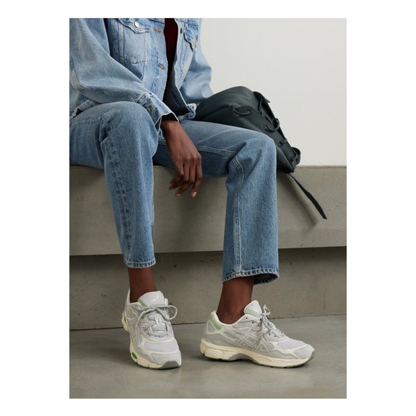 젤-뉴욕 가죽 스웨이드 트리밍 메쉬 스니커즈 1647597332399079