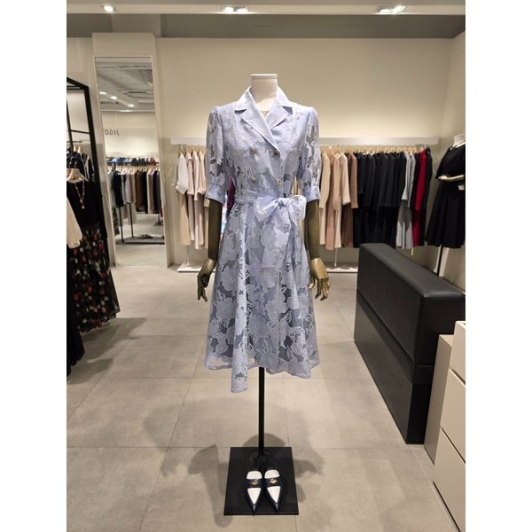 [파주점] 자카드 플라워 더블 버튼 원피스 JS5B0OP501