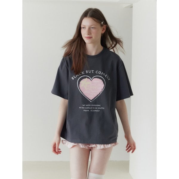 1차 리오더 Greatest Love T-shirt_charcoal