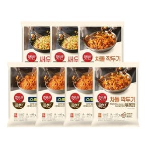 햇반 쿡반 스팸김치볶음밥440g x3개 + 차돌깍두기볶음밥410g x2개 + ...