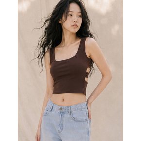 CROSS OVERLAPPED TANK TOP_T513TP122