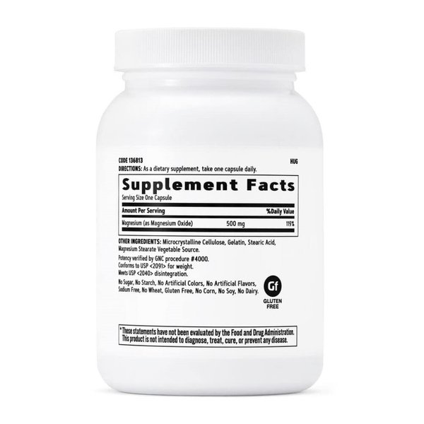 지엔씨 마그네슘 500mg 120캡슐 X 2통 미국직구