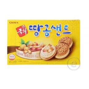 크라운제과 국희 땅콩샌드 372g(12입) x 6박스