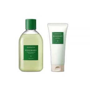 AROMATICA 아로마티카 로즈마리 스칼프 스케일링 샴푸 400ml + 트리트먼트 160ml