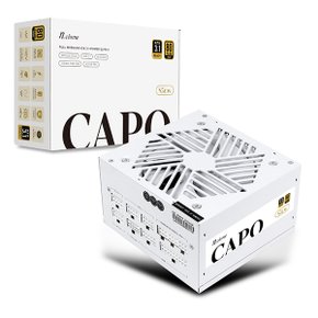 엔클롬 CAPO 850W 80PLUS 골드 풀모듈러 ATX3.1 파워 화이트 (ATX/850W)