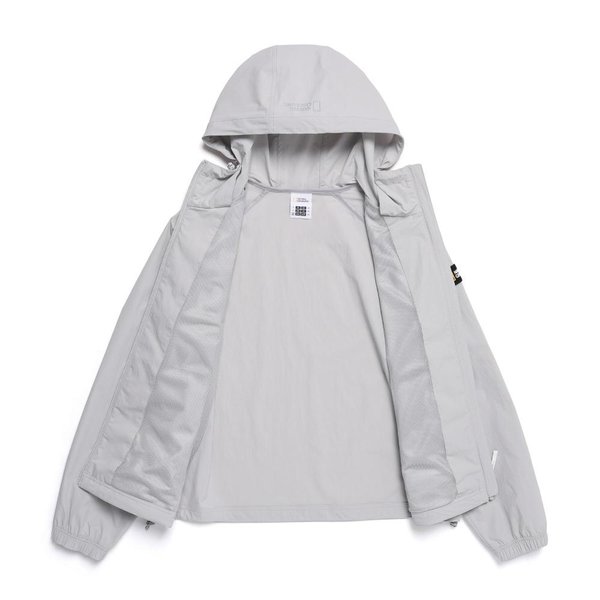 [여주점] N252WFT140 여성 아델리 경량 우븐스트레치 풀집업 후드 점퍼 SILVER GREY