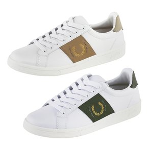 프레드페리(FRED PERRY) B721 PIQUE EMBOSSED 스니커즈 (mens) 2종택1