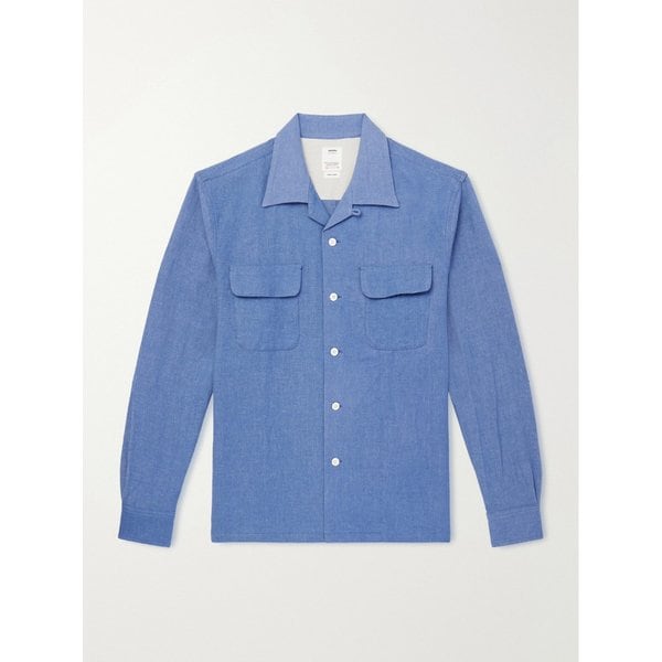 캐로우 컨버터블 칼라 울 리넨 블렌드 셔츠 46376663162933427