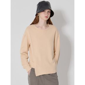 절개 라운드넥 언발 맨투맨 택가격 89000원_P404533883