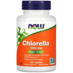 나우푸드 클로렐라 Chlorella 1000mg 120정
