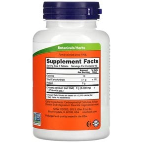 나우푸드 클로렐라 Chlorella 1000mg 120정