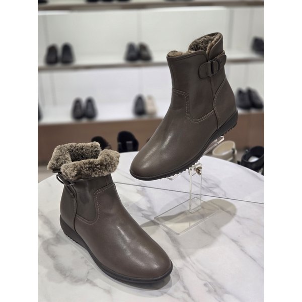 [시흥점] 여성 퍼 컴포트 앵클부츠 (FLB502)