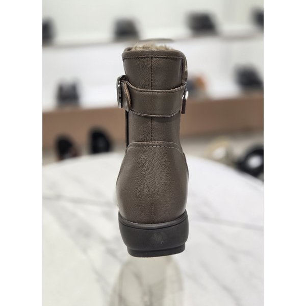 [시흥점] 여성 퍼 컴포트 앵클부츠 (FLB502)