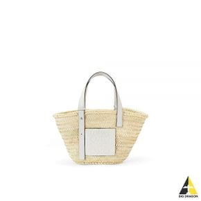 로에베 Basket bag in palm leaf and calfskin (A223S92X04 2163) (바스켓 백)