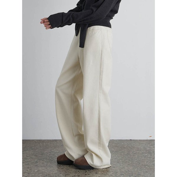 뉴 클래식 기모 데님 (Cream)