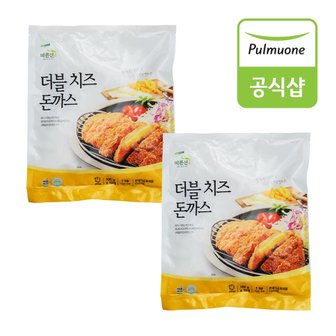 풀무원 풀스키친 더블 치즈 돈까스 (100gX10개입X2) 총 20개