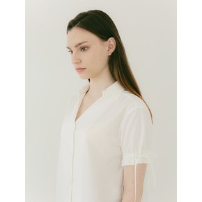 OPEN LINE COLLAR SHIRT (IVORY)