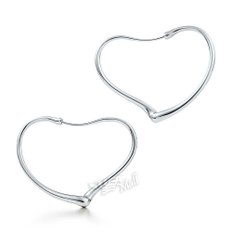 티파니앤코 엘사 퍼레티 오픈 하트 홉 귀걸이 TIFFANY OPEN HEART HOOP EARRINGS