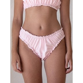 Mia Pink Ruched Bikini Briefs