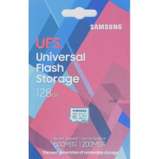 전자 UFS 128GB 정품 최대읽기/쓰기 500MB/200MB 속도