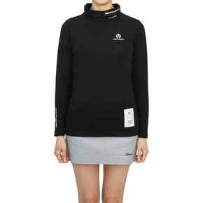 혼가먼트 골프웨어 하이넥 여성 긴팔티셔츠 HCW 2C AA05 BLACK