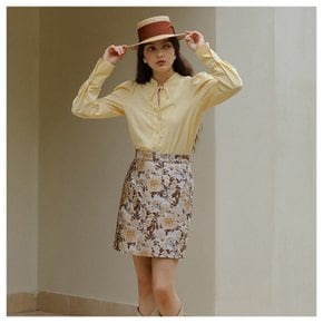 Moi short flower mini skirt