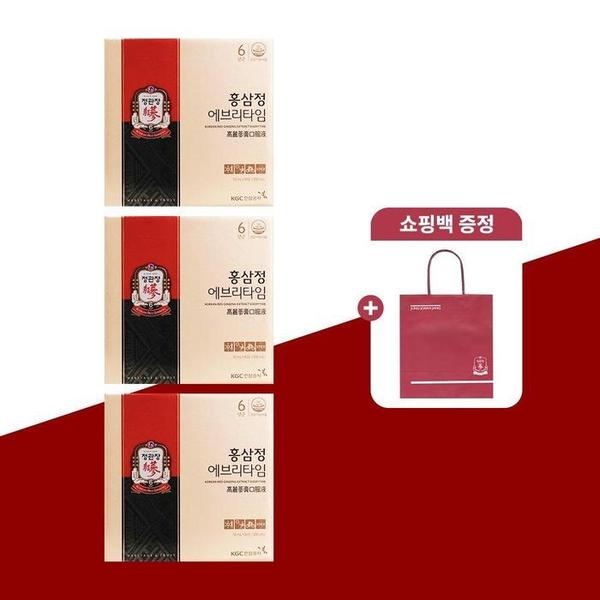 정관장 홍삼정 에브리타임 10ml x 30포 (3박스) 홍삼진액 선물 (S33499944)