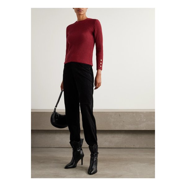 딕시 골지 울 스웨터 레드 46376663162944454