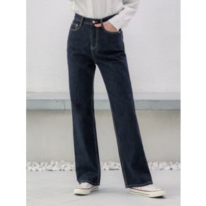 WAAR [이염 없는 생지] W57 WIDE DENIM PANTS_DEEP BLUE