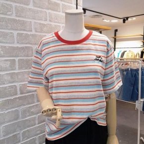 LC31F9ST527X 자수 스트라이프 티셔츠