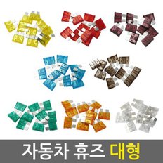 자동차 휴즈 대형 1SET 10pcs/차량용 DIY 튜닝 퓨즈 배선 접지용품 연결 커넥터