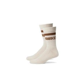 우먼 코튼 Crew 스트라이프 Socks - Eggshell 145660
