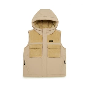 K244UDV030 HOLIDAY 다운 베스트 BEIGE