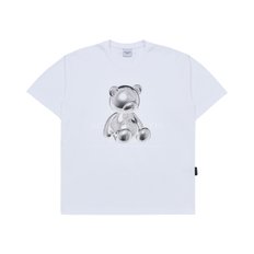 METAL BEAR SHORT SLEEVE T-SHIRT WHITE-메탈베어