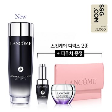 랑콤 [LIVE/핫딜] NEW 제니피끄 로션 150ml 세트(+10만원 대 상당 스킨케어 디럭스 2종 & 파우치)