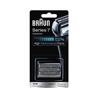 BRAUN 독일 브라운 면도기 리필헤드 브라un 시리즈 7 70S 일렉트릭 Shaver 카세트 Silver 1199959