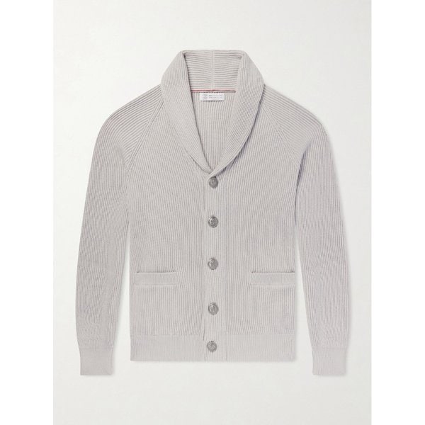 브루넬로쿠치넬리 숄칼라 리브 코튼 가디건 46376663163018854