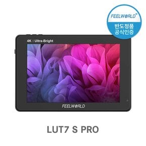 [국내인증 정품] [Feelworld] LUT7S PRO 필월드 카메라 4K 프리뷰 모니터 7인치 3D LUT 터치스크린 HDMI/3G-SDI 2200NIT