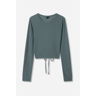 JAAH 백 홀 스트링 롱 슬리브 J916202504041