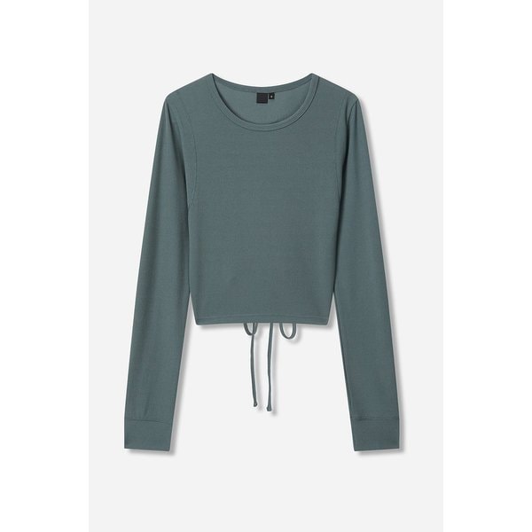 백 홀 스트링 롱 슬리브 J916202504041