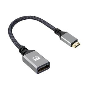 HDMI to Mini HDMI 젠더 4K 노트북 포터블 모니터