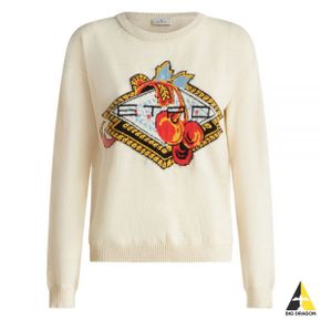 Logo Jacquard Sweater (12841 9819 0990) (로고 자카드 니트)