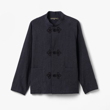 샌프란시스코마켓 HAVERSACK 하버색 LINEN RAGLAN JACKET NAVY HSE1M20000A72