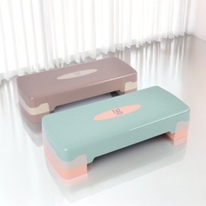 가든 2단 스텝박스 베이지 스텝 계단 운동 홈트