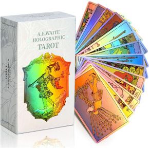 미국 신년 타로카드 MagicSeer Rainbow Tarot Cards Decks Card and Book Sets for Beginners Ho