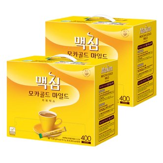 맥심 모카골드 커피믹스 400T 2개