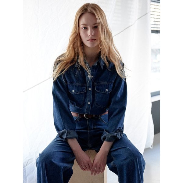 CLASSIC SHIRT PANTS DENIM SET-UP_N6SST0365