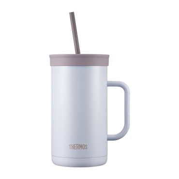 써모스 더 콤팩트 스트로 컵앤텀블러 1000ml 스카이블루