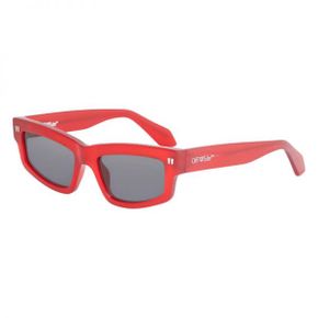 Off-White 여성 블랙 렉탱귤러 선글라스 OERI135MIRAMAR 2507