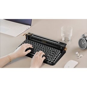 FINEDAY KEYBOARD 3.0 파인데이 ABS 키캡 타자기 키보드 블루투스 USB 일타스캔들 블랙